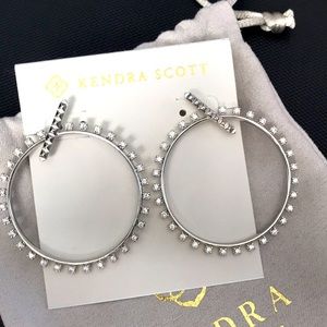 Kendra Scott Charlie Grace Crystal Hoop Earrings